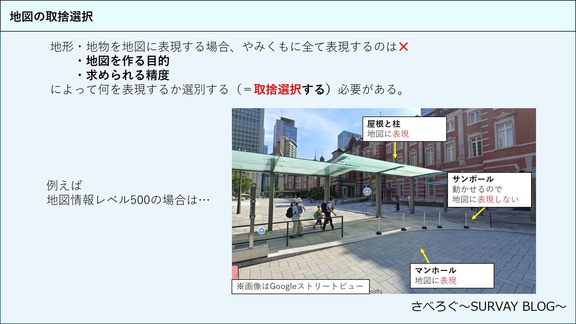 ひと記事で丸わかり 令和2年 年 測量士補試験no 23の解答 解説 地図編集について さべろぐ